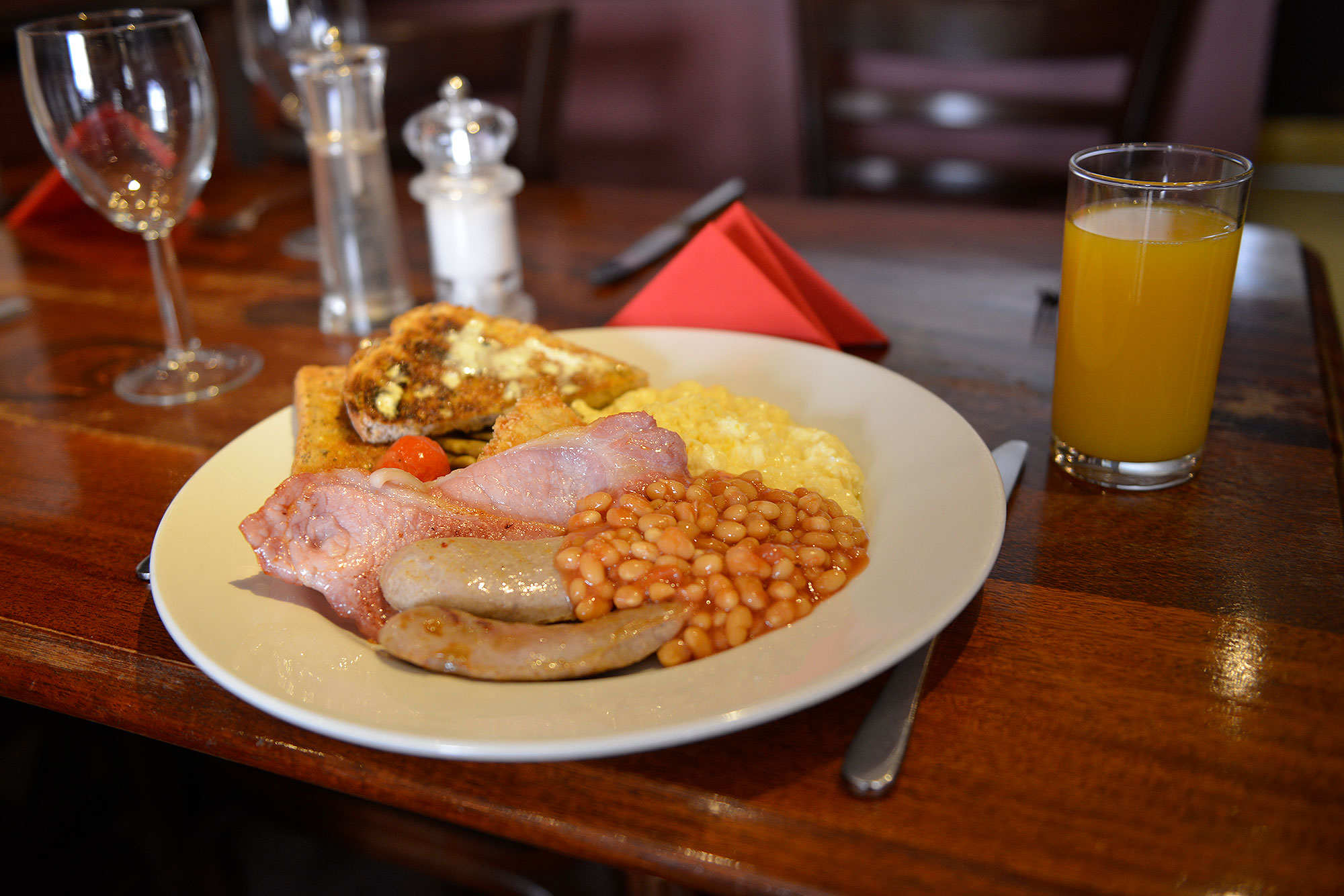 A homemade meal served at Bonnets