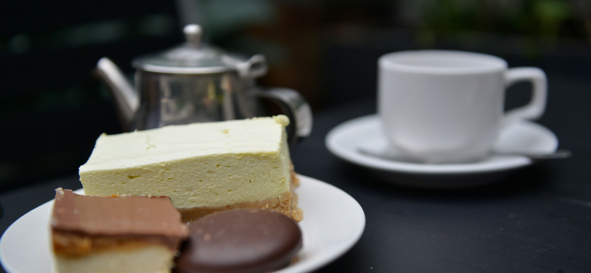 Cake and coffee at Bonnets